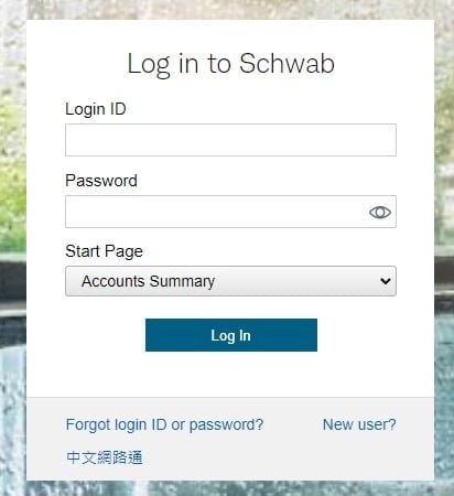 Аккаунты Schwab саморег