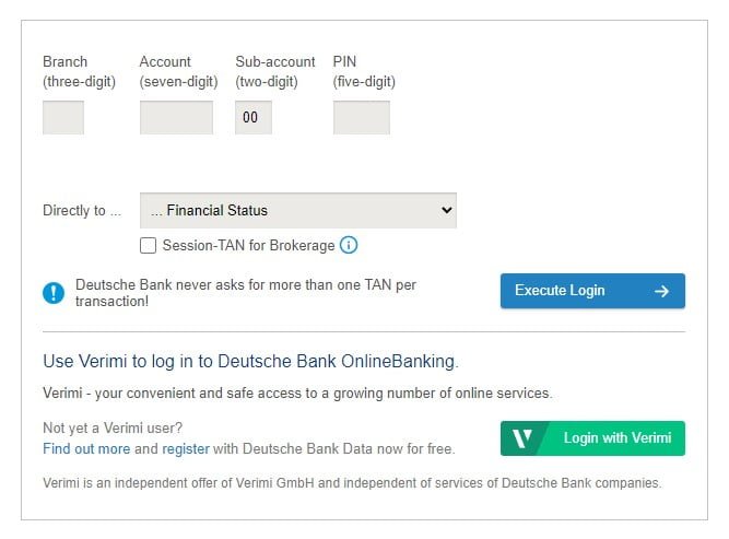 Аккаунты Deutsche Bank EU саморег 3 купить аккаунты Deutsche Bank