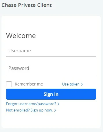 Аккаунты Chase Private Client USA саморег