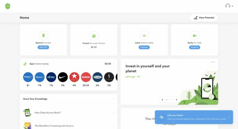 Аккаунты Acorns USA саморег 4 Аккаунты Acorns USA саморег