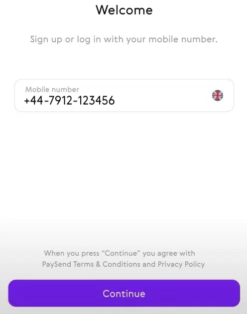 Аккаунты Paysend EU саморег